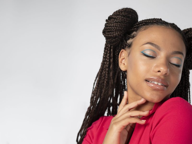 bouchent-le-portrait-de-la-belle-femme